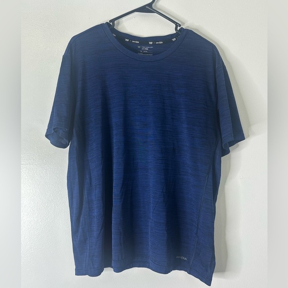Tek Gear Blue Crew Neck Short Sleeve Tee - Picture 2 of 5